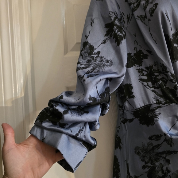 Cinq a Sept Jacey Cool Carnation Shirt Dress- 14 - Picture 4 of 13